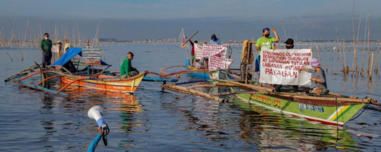 Mislaying livelihood for fisherfolks starts today, resist for a demolition of fish pens in Manila Bay