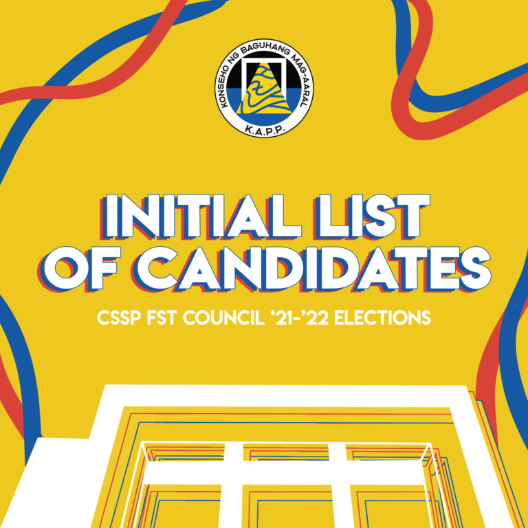 CSSP FST Council Releases Initial List of Candidates