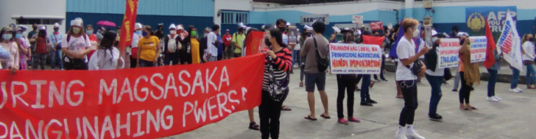 Mga Magsasaka, Magpoprotesta Bukas Para sa Lupa, Ayuda, at Hustisya