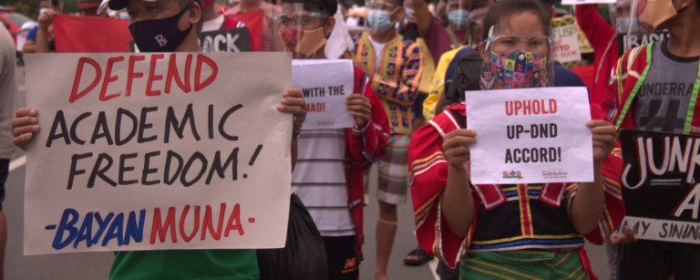 Hindi dapat warzone at factory ang pamantasan