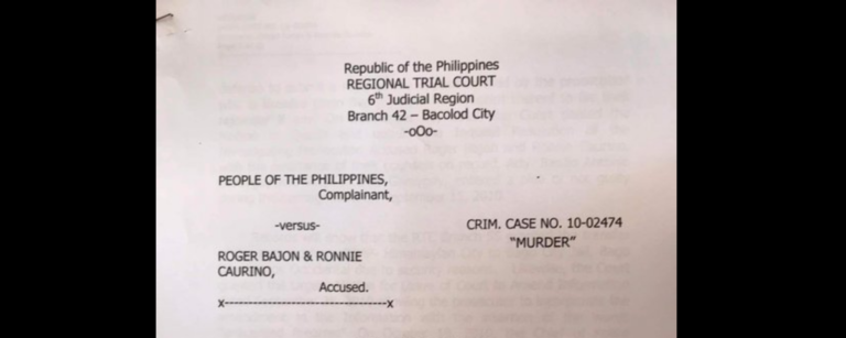 2 militar na pumaslang sa aktibista ng Bayan Muna, guilty