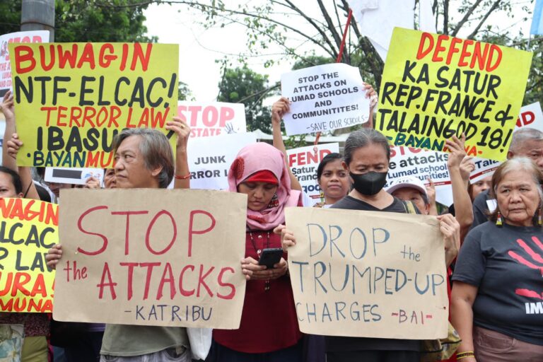 Lumad Groups Slam Davao Del Norte Trial Court’s Conviction of Satur Ocampo, Rep. France Castro, and Lumad advocates for “other forms of child abuse”