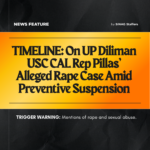 TIMELINE: On UP Diliman USC CAL Rep Pillas’ Ongoing Alleged Rape Case Amid Preventive Suspension